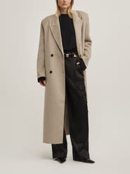 Witchery Shoulder Pad Longline Coat