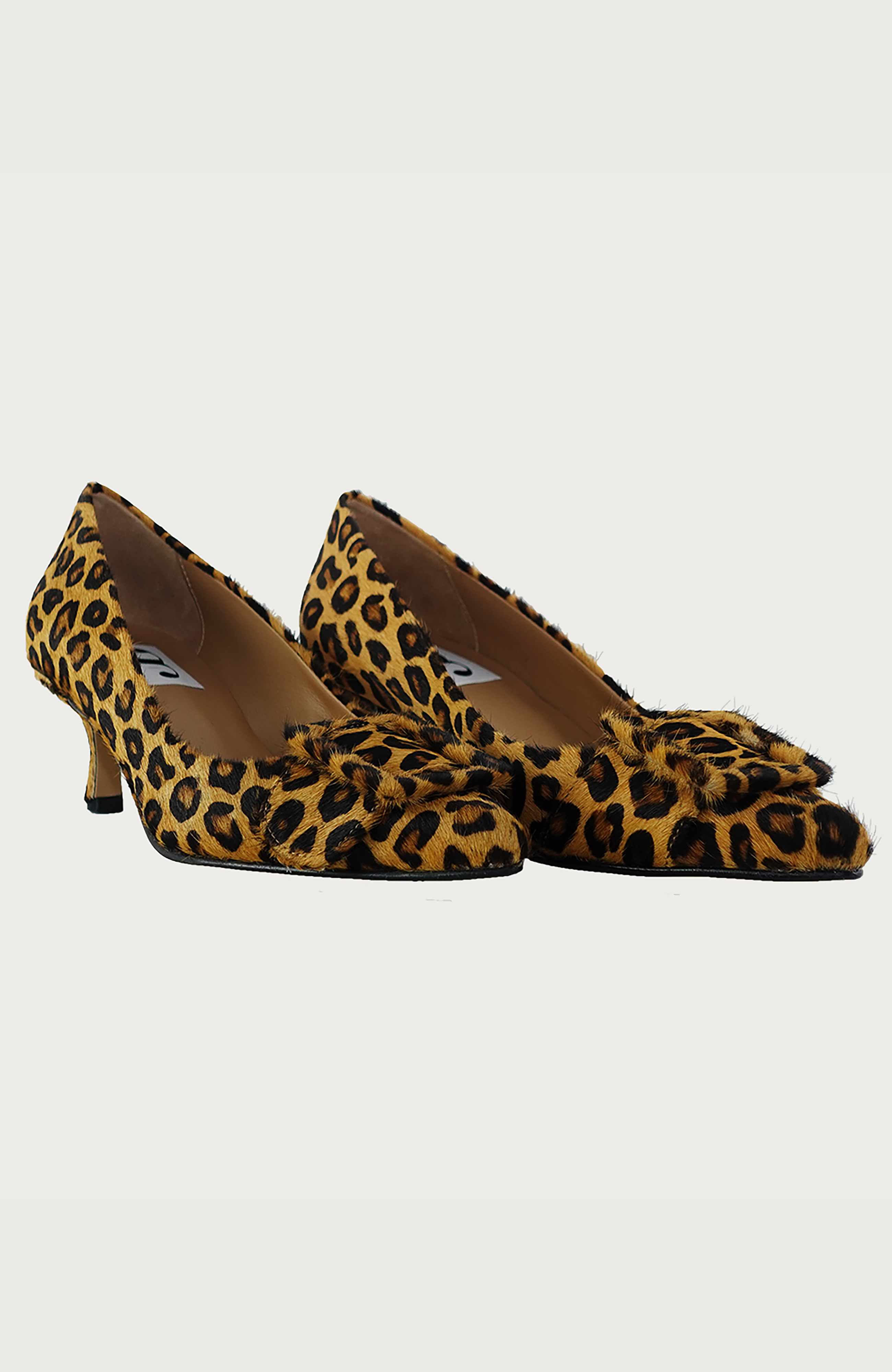 Andrea Carrano Shoes Milk Kitten Heel Pump, Alternate, color, Leopard