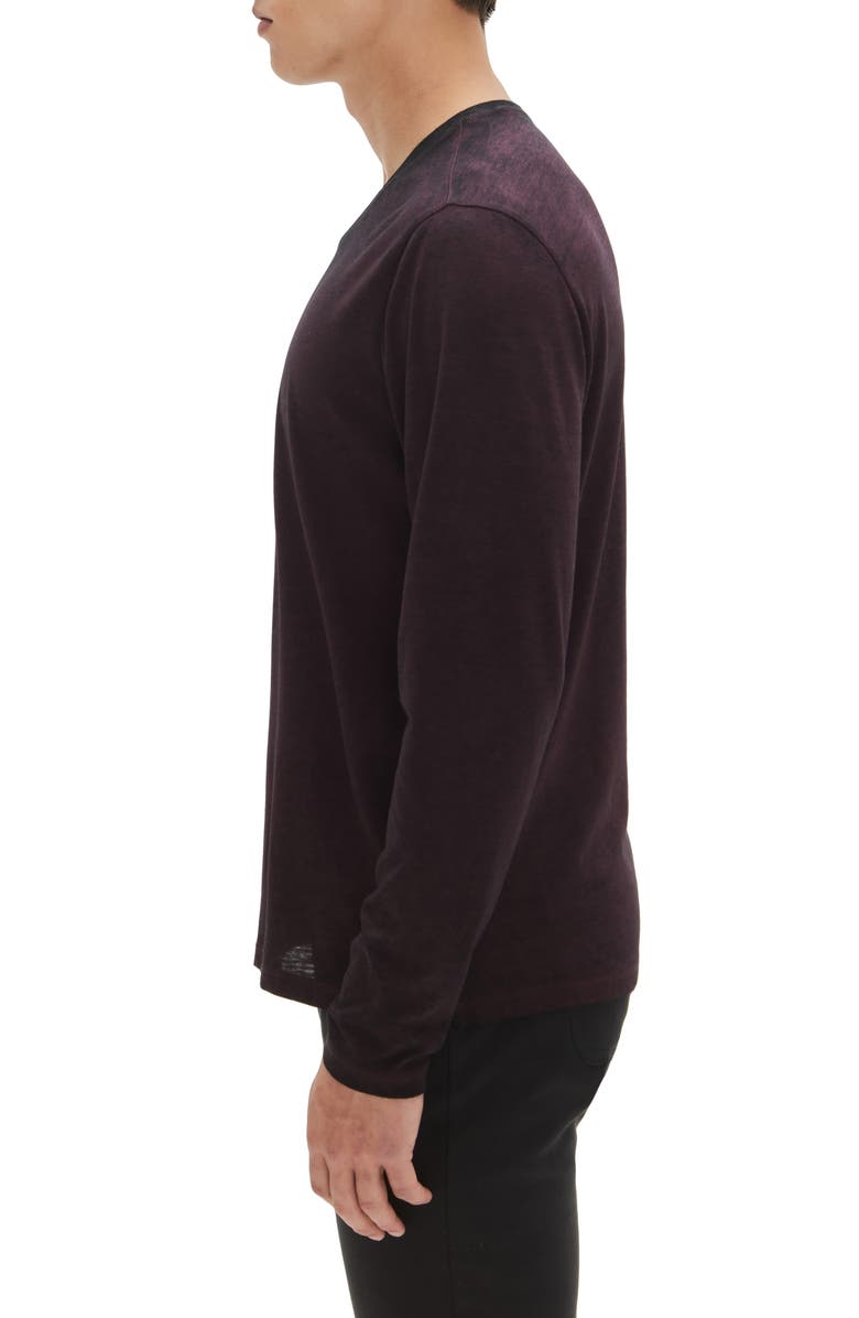 Robert Barakett Val Long Sleeve V-Neck T-Shirt, Alternate, color, 