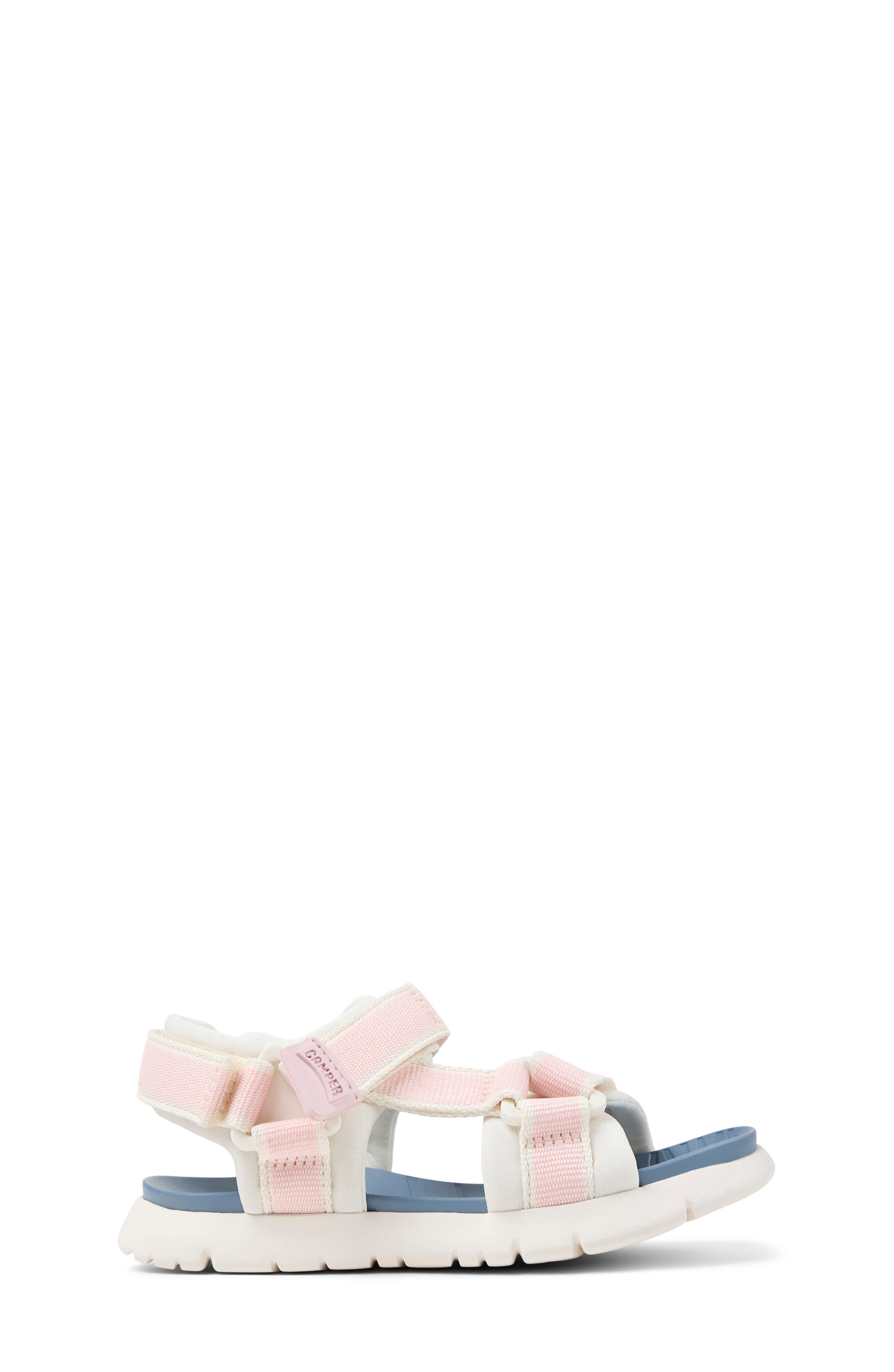Kids' Oruga Fisherman Sandal, Alternate, color, LIGHT PINK MULTI