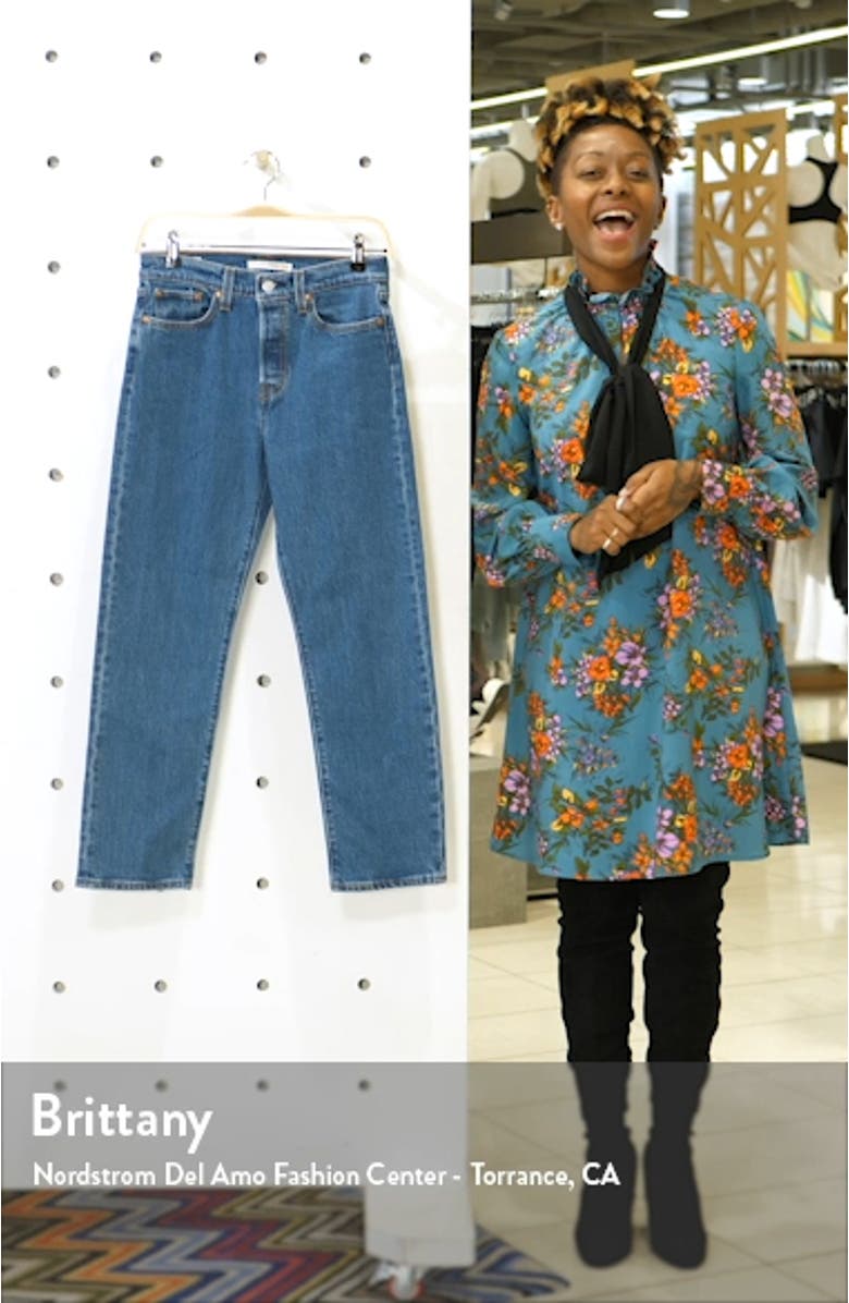 The Wedgie High Waist Straight Leg Jeans, sales video thumbnail