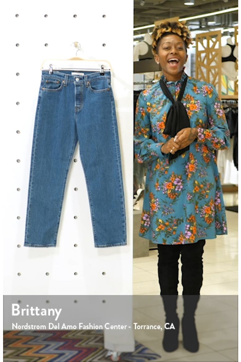 Levi's® The Wedgie High Waist Straight Leg Jeans video