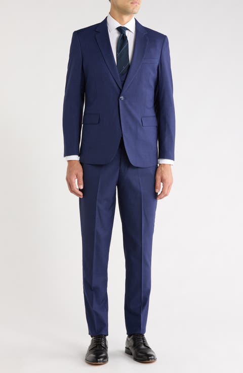 Notch Lapel 3-Piece Suit