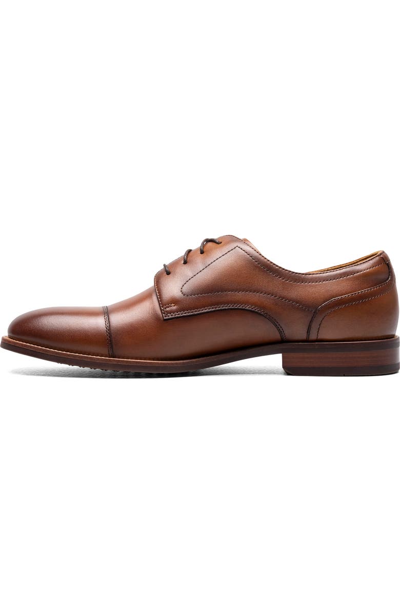 Florsheim Rucci Cap Toe Derby, Alternate, color, Cognac