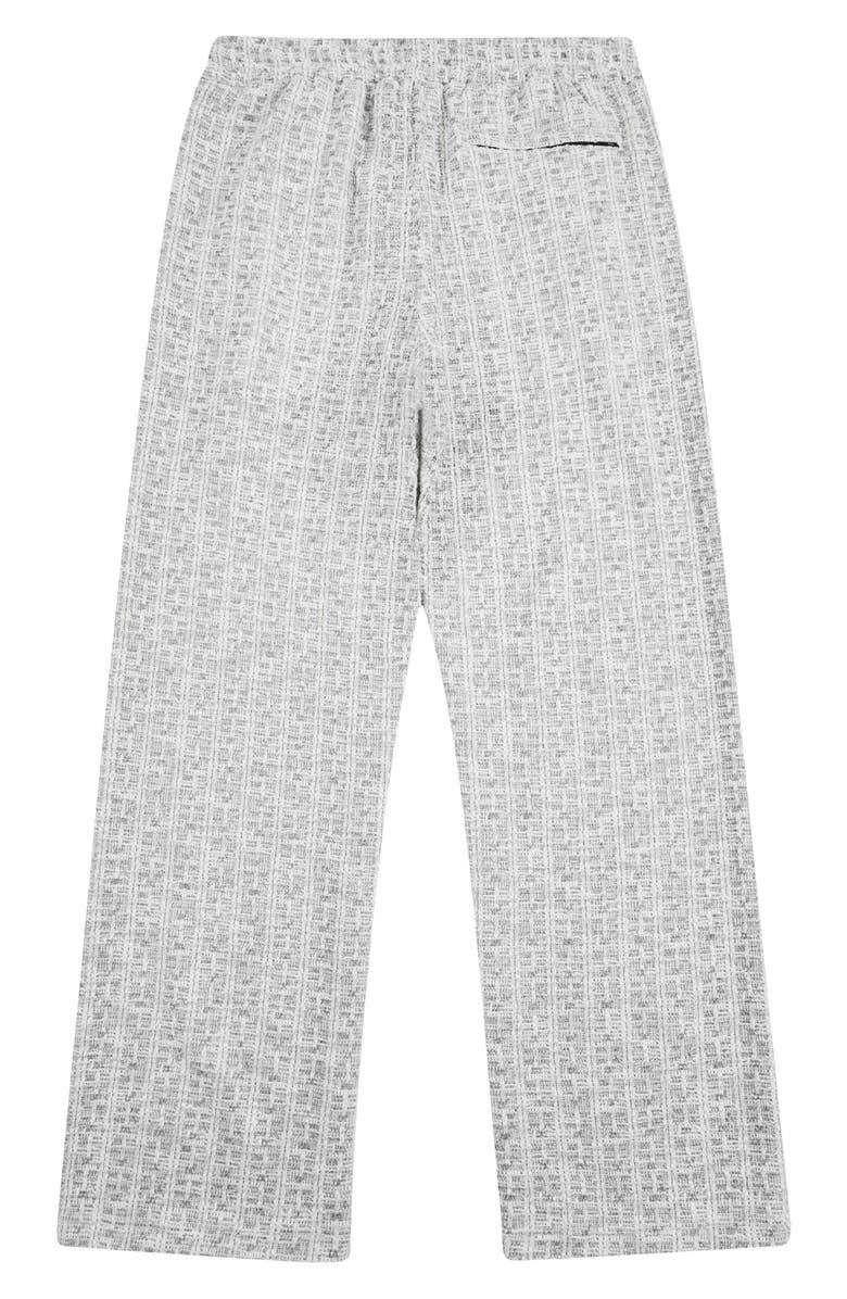 PAPER PLANES Plaid Knit Straight Leg Pants, Alternate, color, Grey