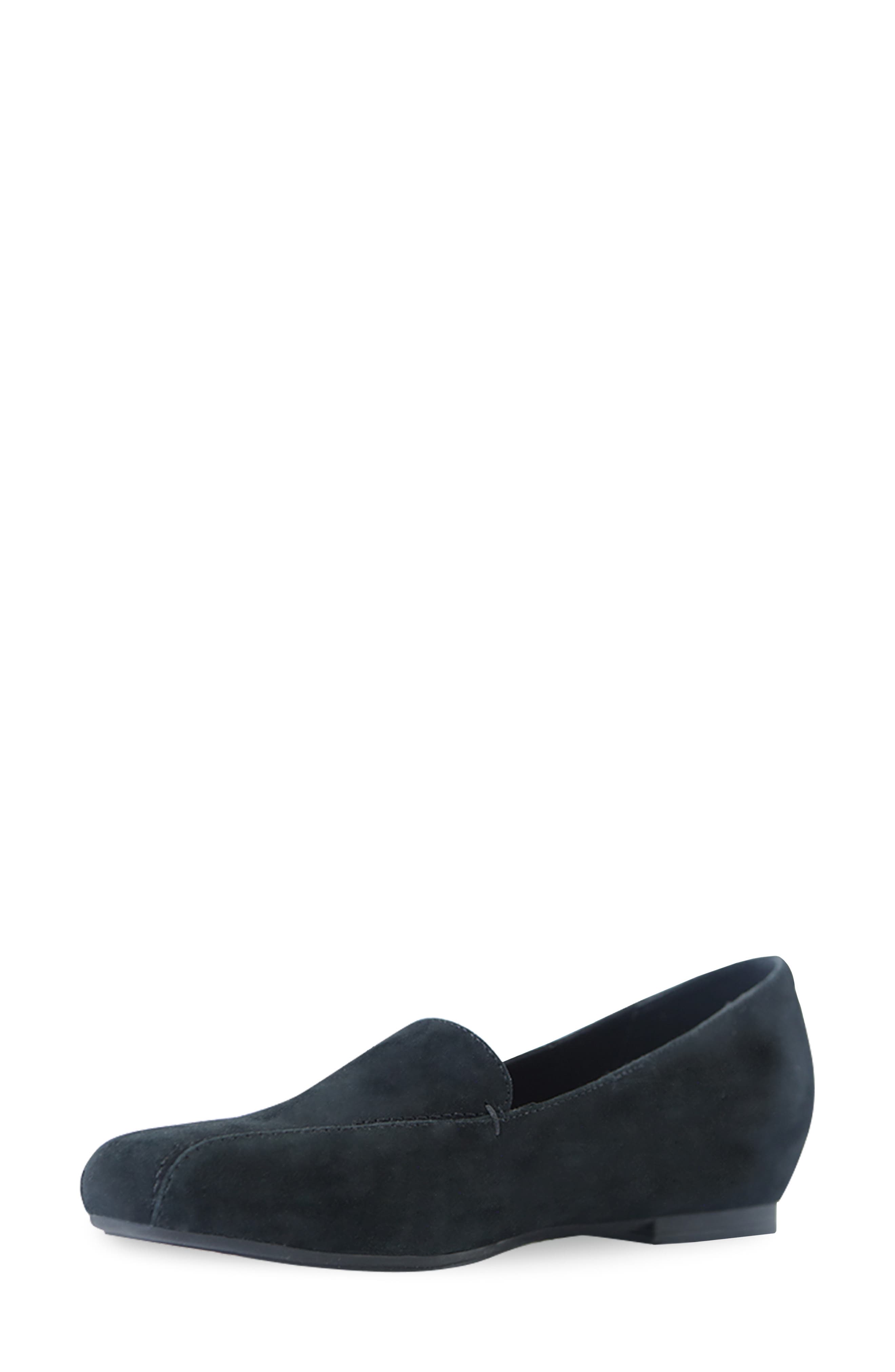 Diedre Loafer - Multiple Widths Available, Alternate, color, BLACK SUEDE