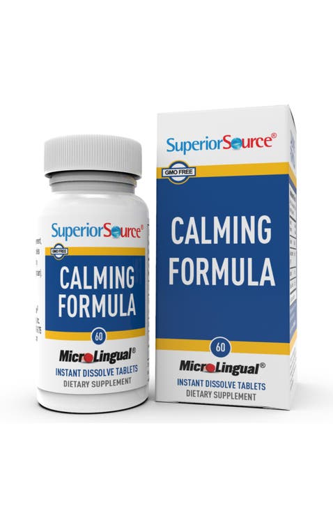 Calming Formula L-Theanine Melatonin 5-HTP MicroLingual Tablets