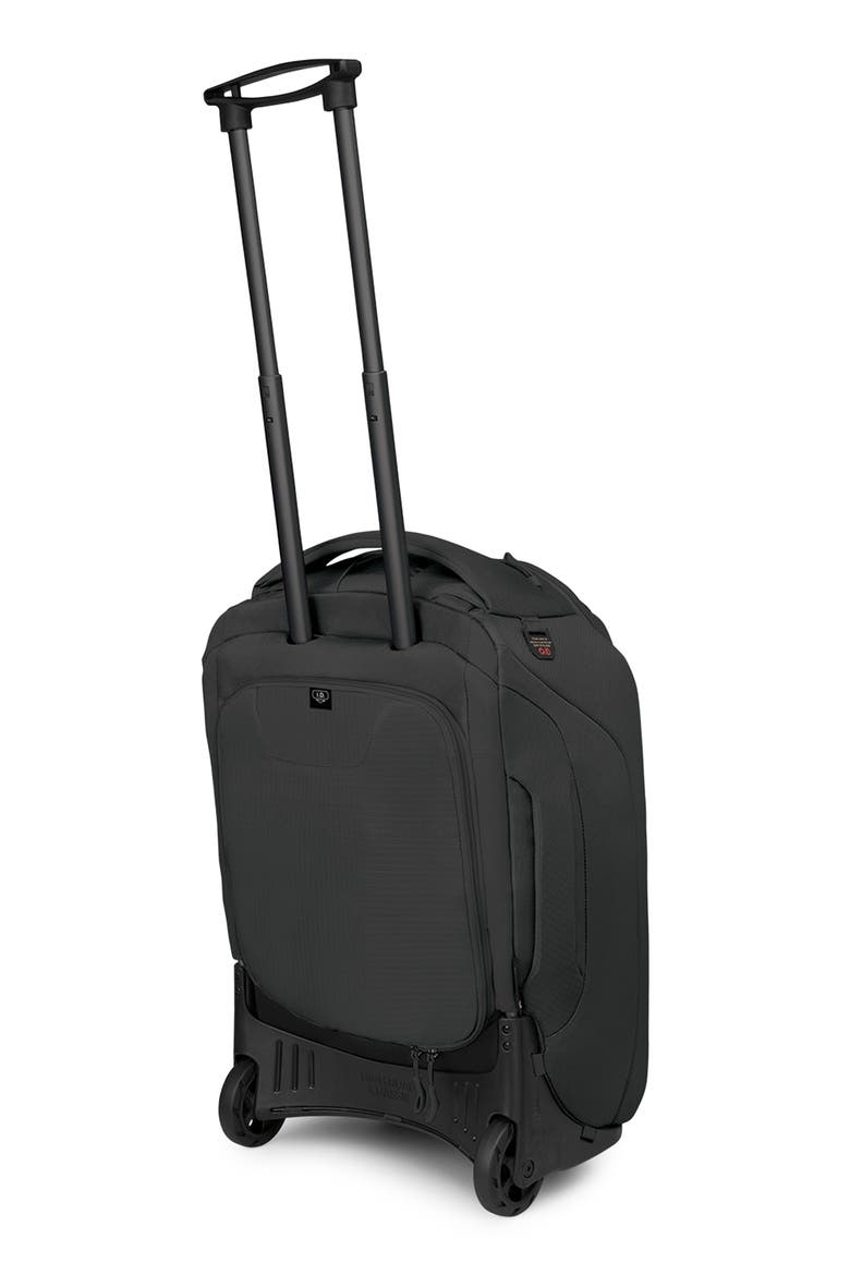 Sojourn 22-Inch 45-Liter Wheeled Recycled Nylon Travel Pack, Alternate, color, BLACK