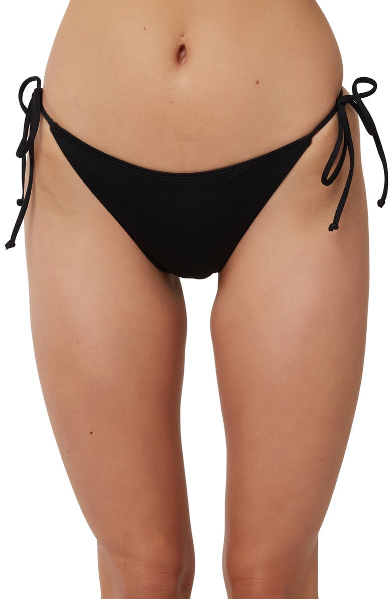 O'Neill Saltwater Solids Maracas Side Tie Bikini Bottoms, Main, color,