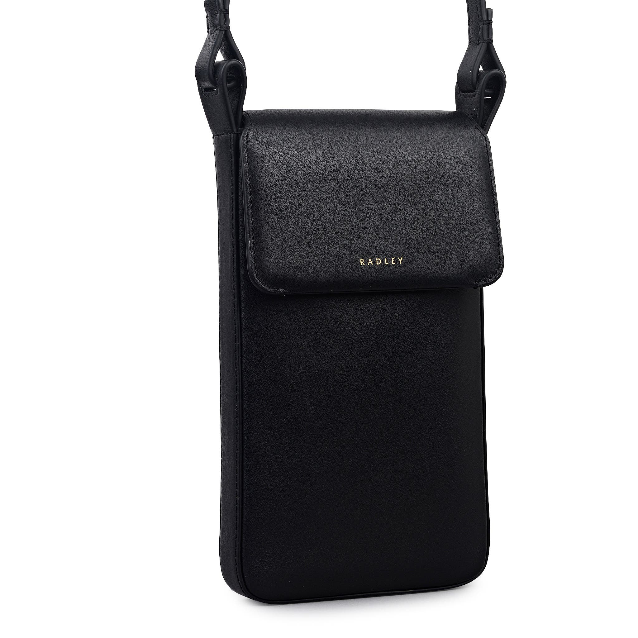 Radley Westwell Lane Medium Phone Crossbody, Alternate, color, Black