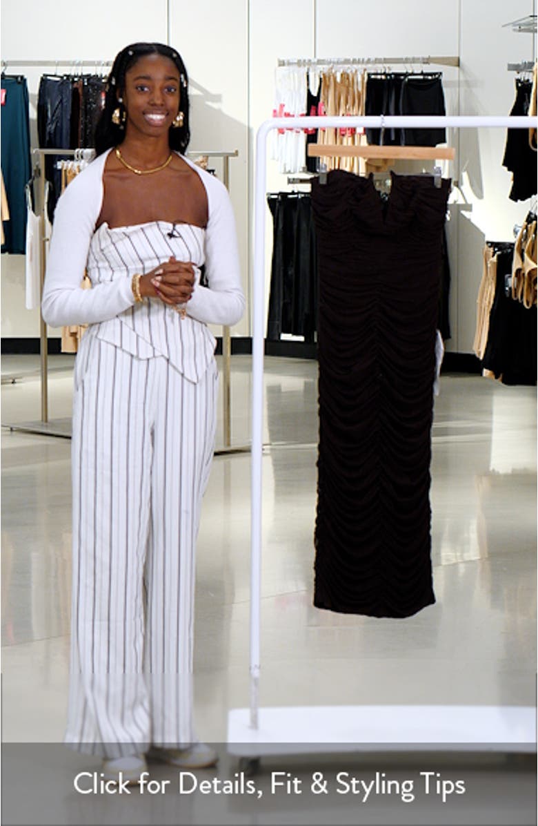 Ferra Strapless Cocktail Dress, sales video thumbnail