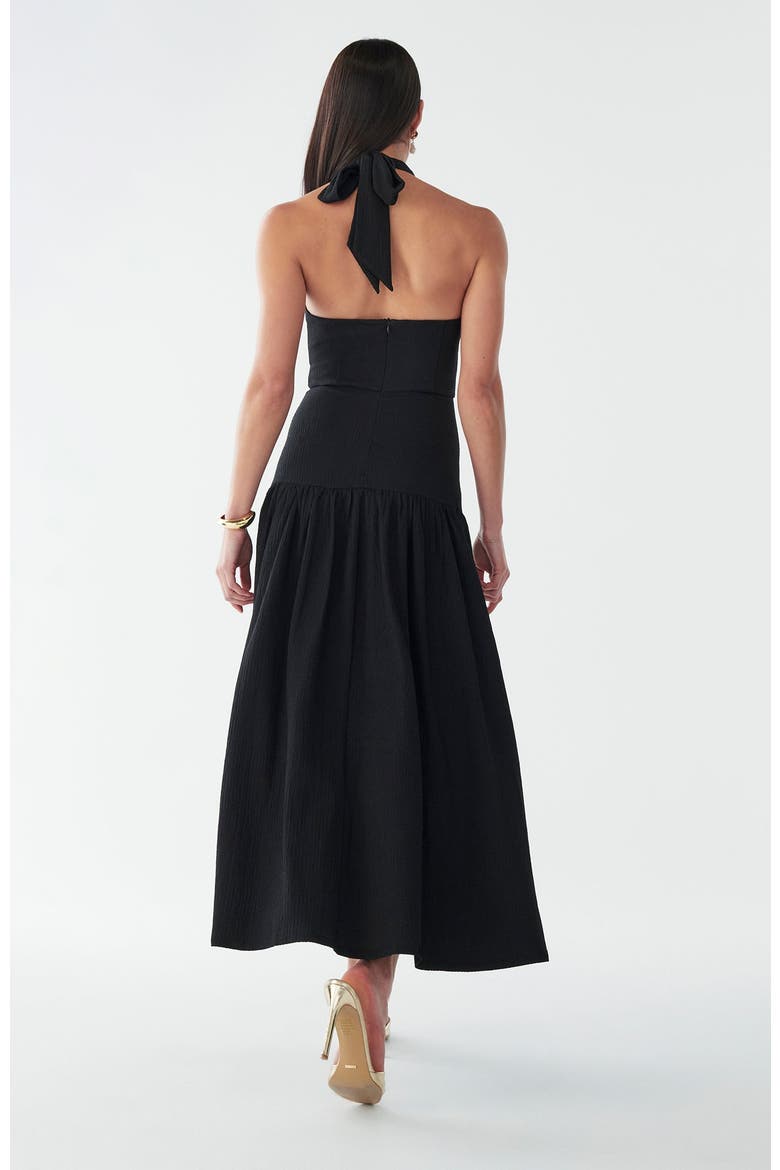 Harvi Midi Dress, Alternate, color, Black