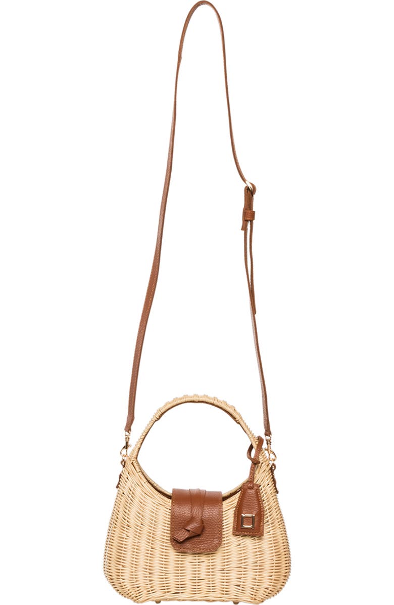 Rafe New York Mika Top Handle, Alternate, color, Natural / Cognac