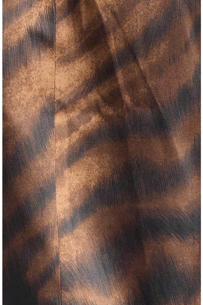 Chudeir Tiger Print Silk Blend Satin Jacket, Alternate, color, TIGER