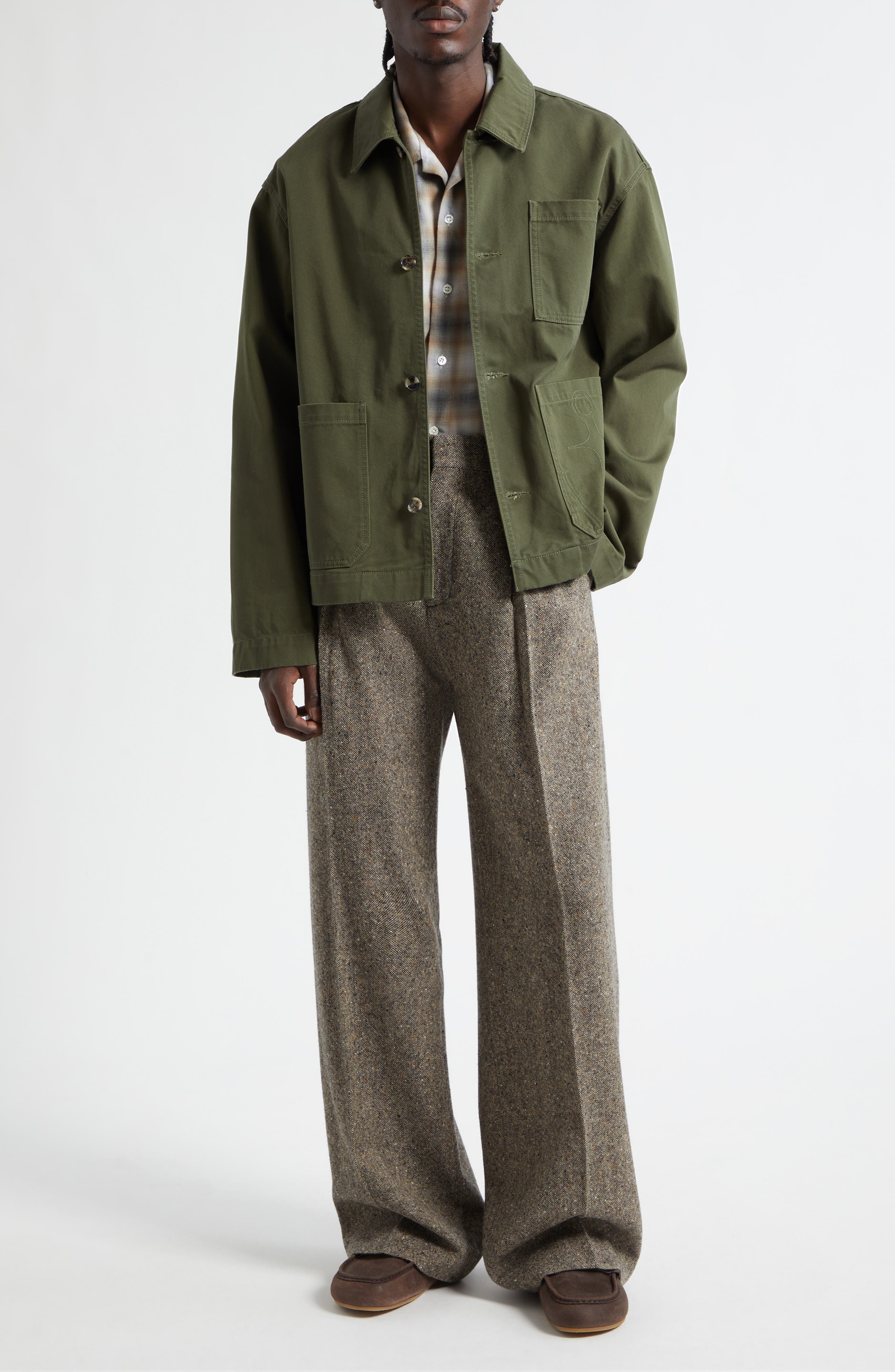 Anchor Patch Pocket Chore Jacket - image 2