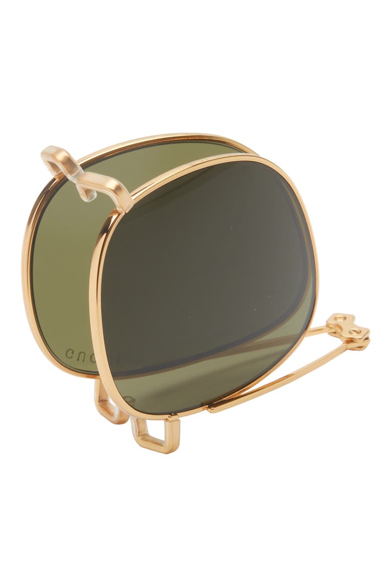 49mm Square Sunglasses, Alternate, color, BLACK BLACK YELLOW