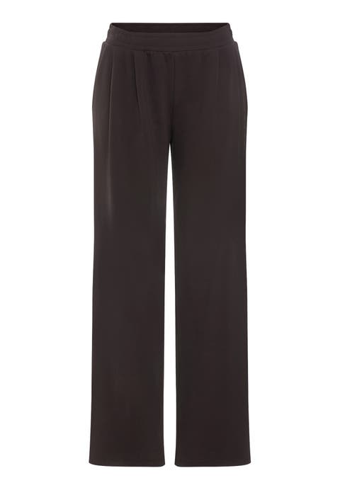 Natural Living Cotton Blend French Terry Pants