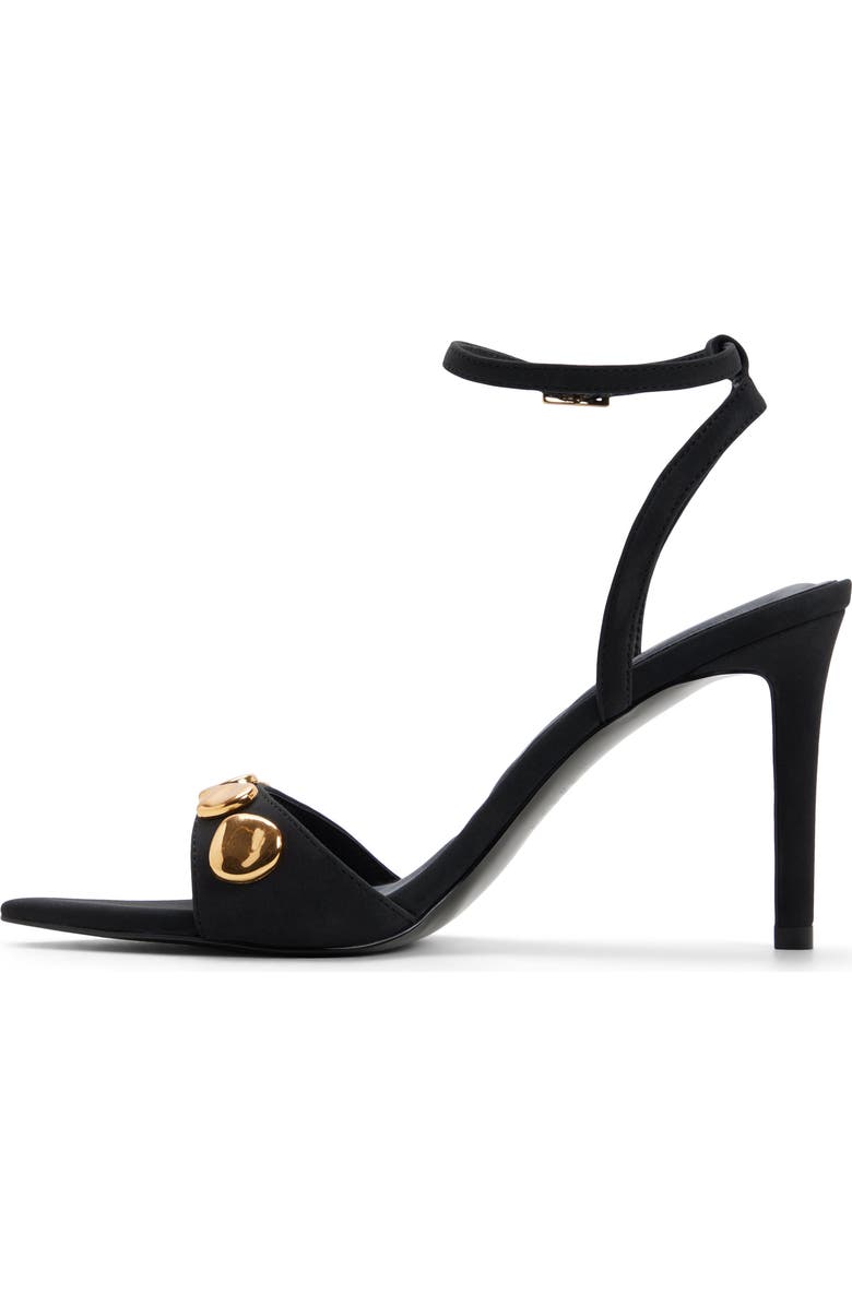 ALDO Leara Ankle Strap Pointed Toe Sandal, Alternate, color, Other Black