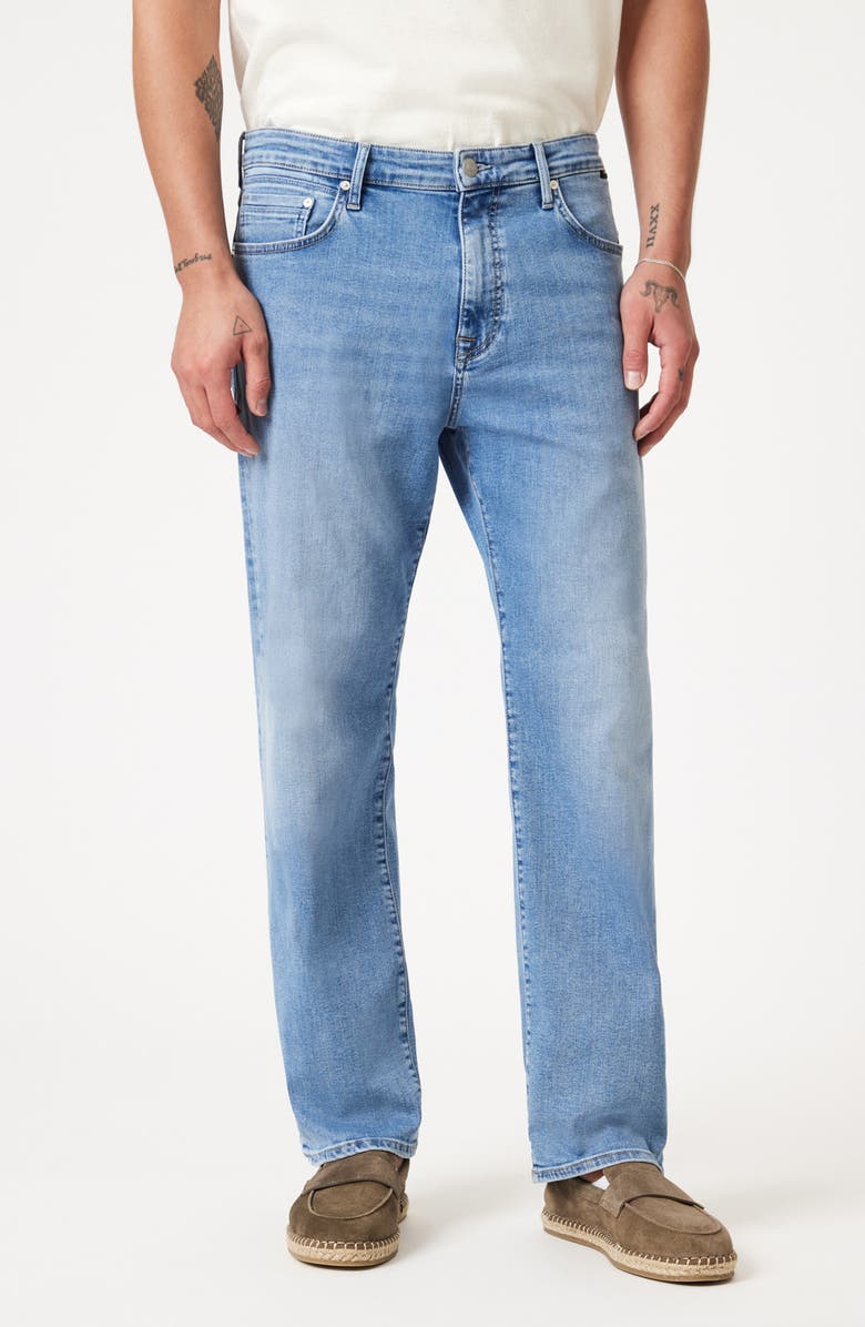Mavi Jeans Marcel Relaxed Straight Leg Jeans, Main, color, Bleached Williamsburg