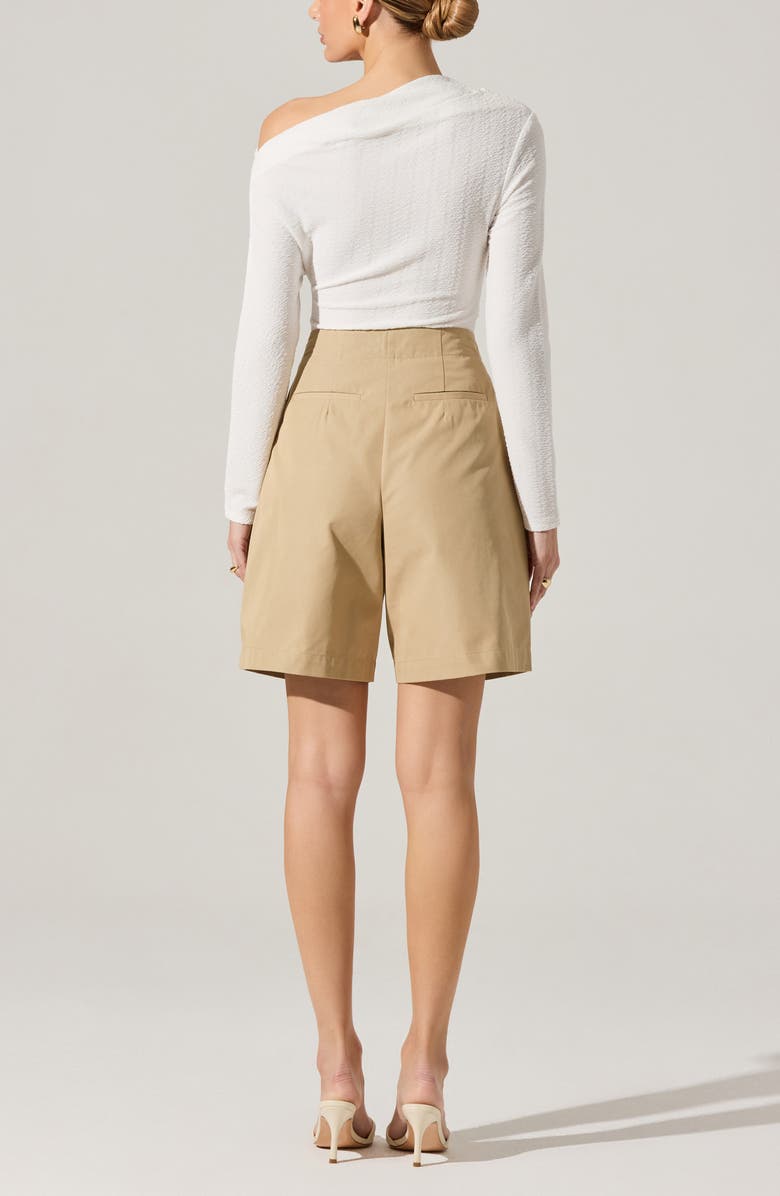 ASTR the Label One Shoulder Textured Top, Alternate, color, White