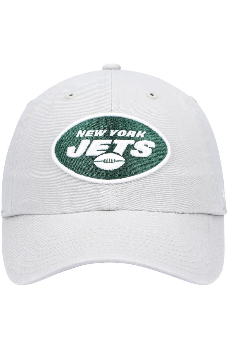 '47 Men's '47 Gray New York Jets Clean Up Adjustable Hat, Alternate, color, Gray