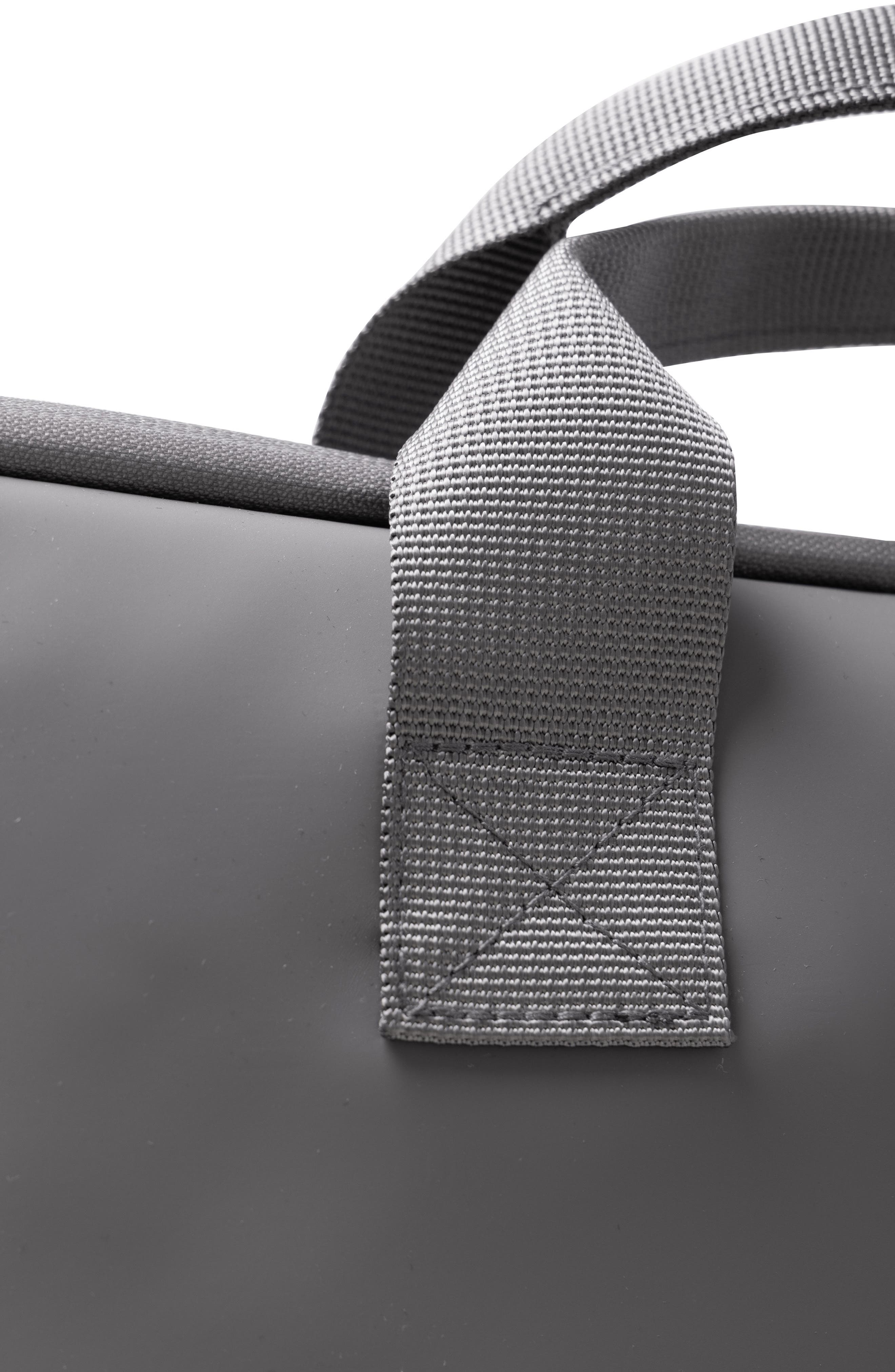 XRAY COMPACT PU LAPTOP BAG, Alternate, color, Charcoal