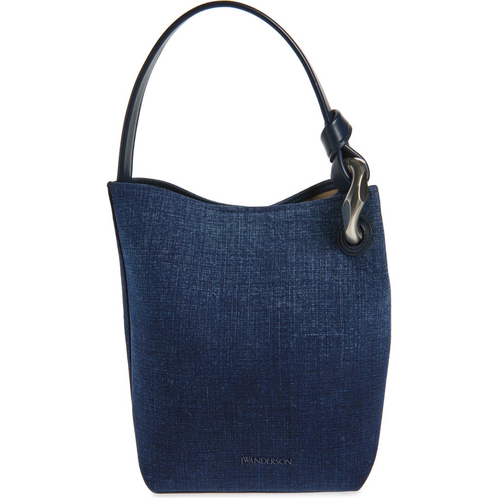 JW ANDERSON JW ANDERSON THE JWA CORNER DENIM BUCKET BAG
