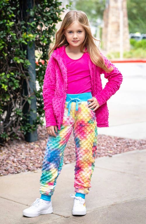 Limeapple Minky Bubble Jogger Pants In Multi