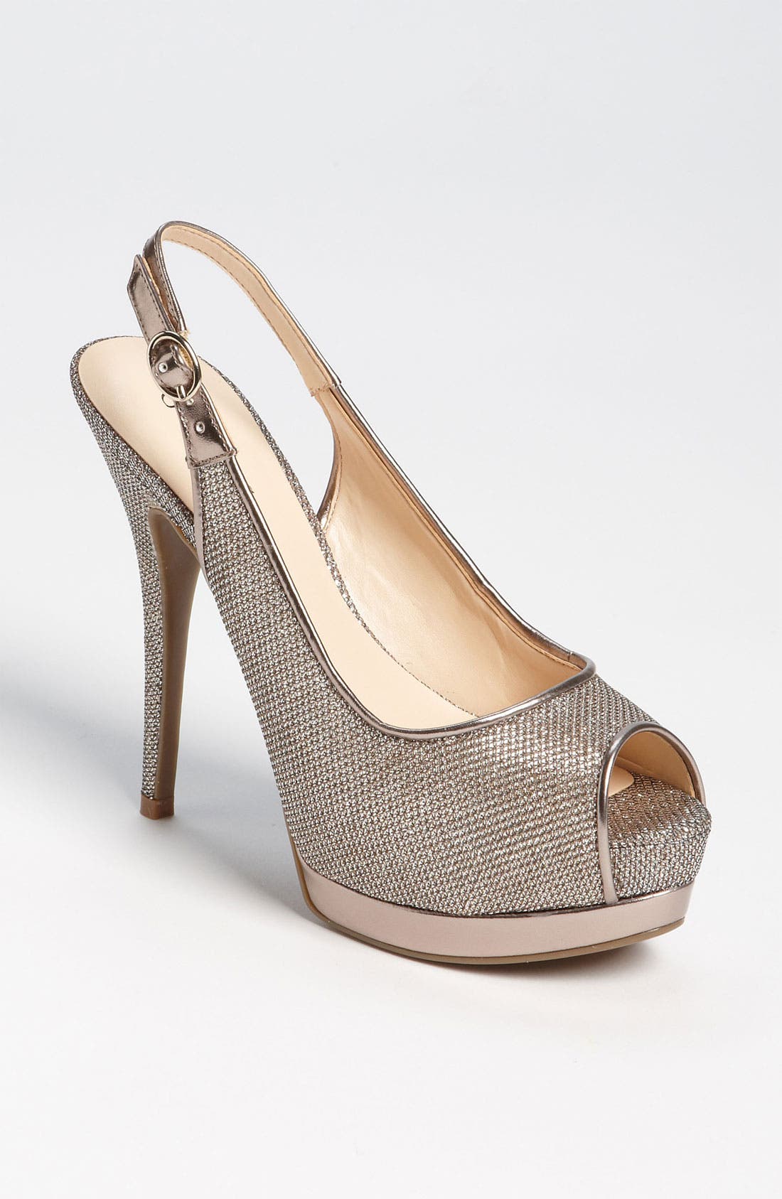 'Glenisa' Slingback Pump, Main, color, GLAMOUR GOLD GLITTER