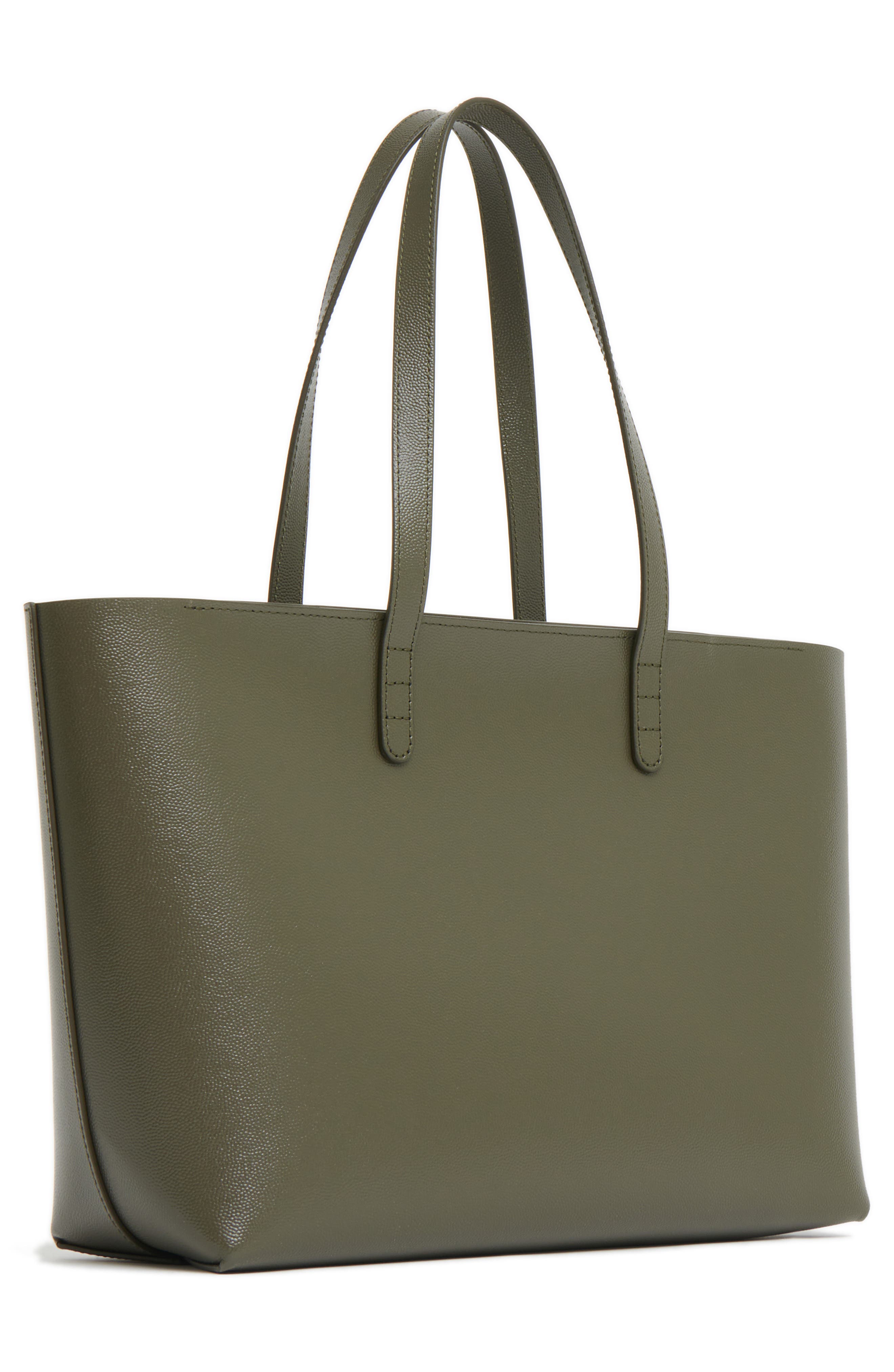 Mansur Gavriel Small Leather Zip Tote, Alternate, color, 