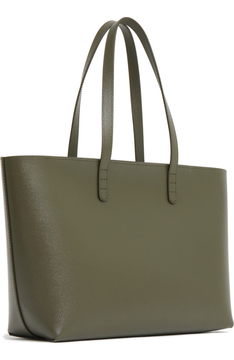 Mansur Gavriel Small Leather Zip Tote, Alternate, color,