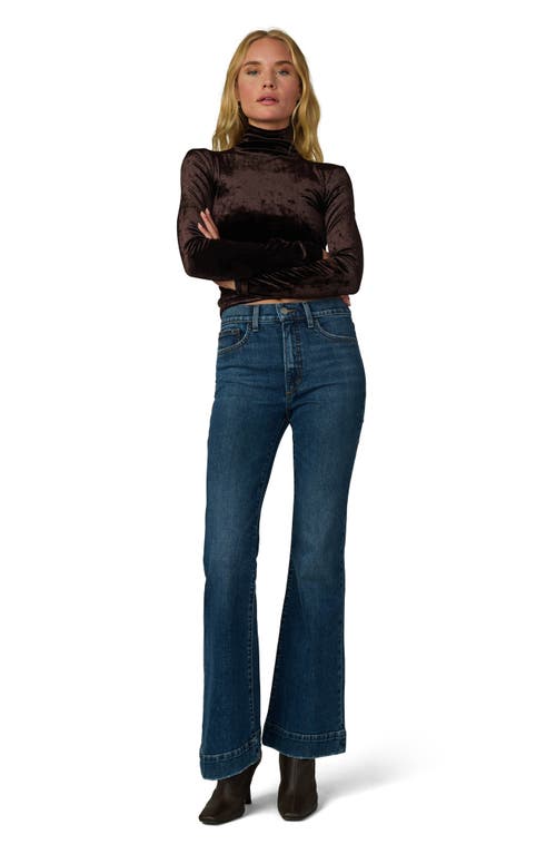 Joe's Jeans The Velvet Tony Turtleneck Top In Brown