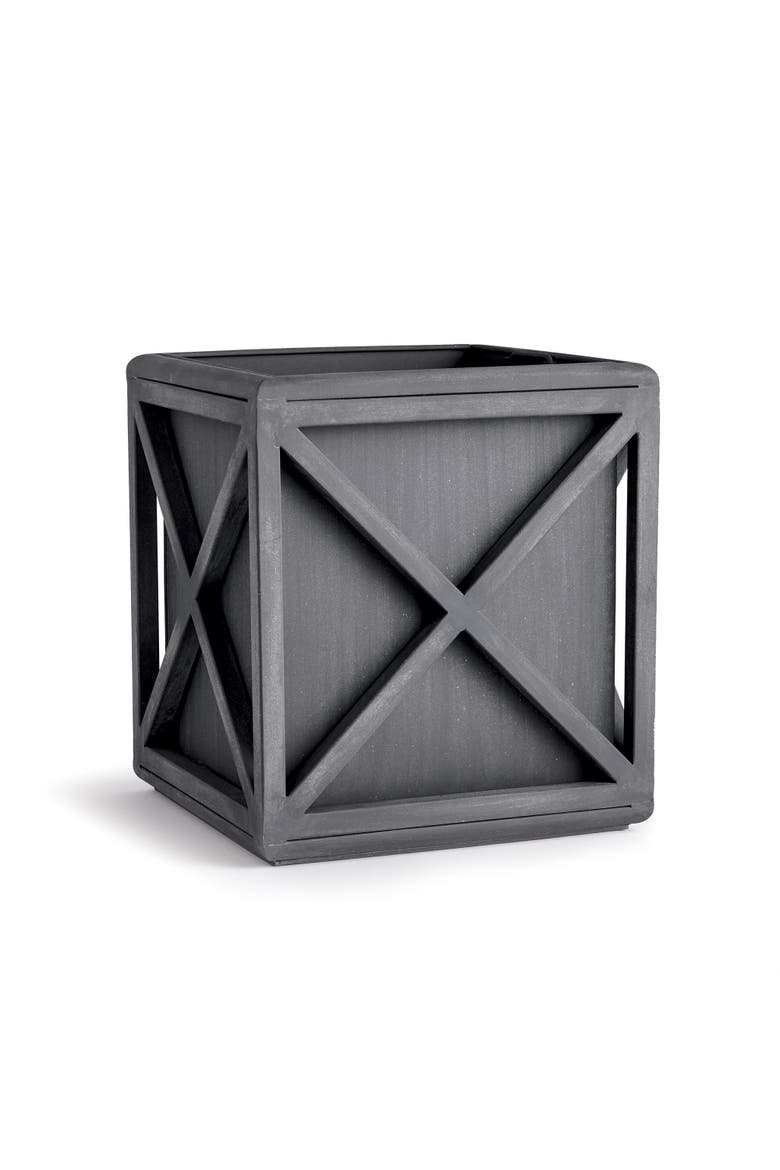 Terrazza Outdoor Planter, Main, color, Black