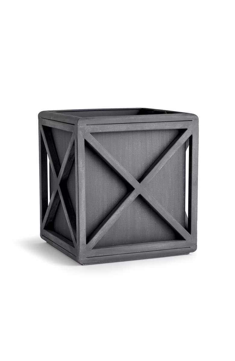 Napa Home & Garden Terrazza Outdoor Planter, Main, color, Black