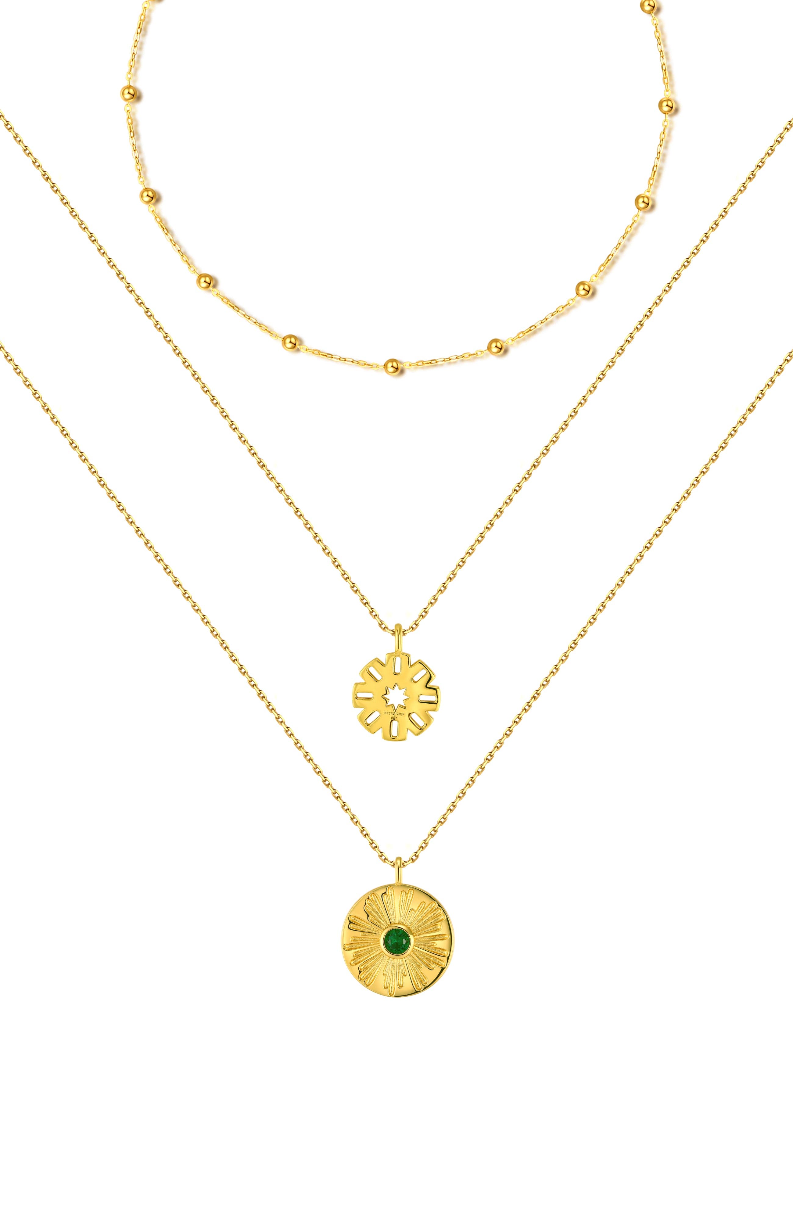 selected Gold & Green