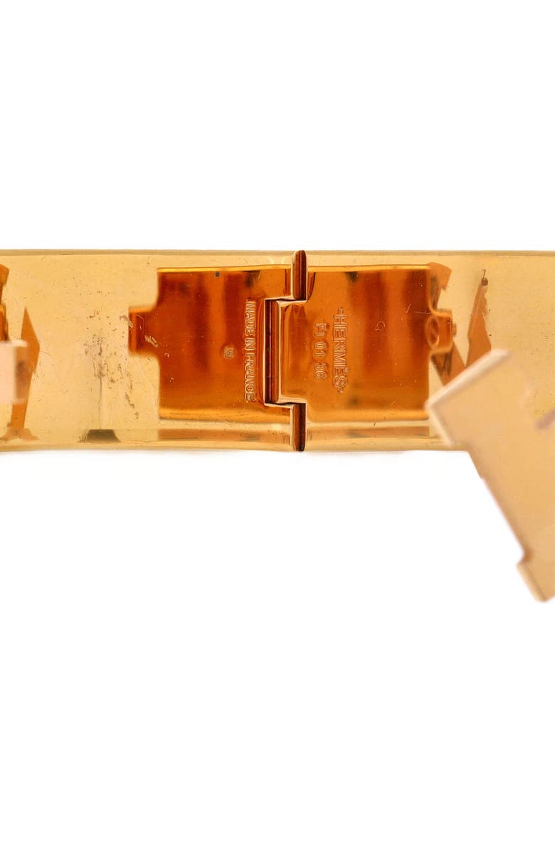 Pre-Owned Hermes Clic H Bracelet Enamel Wide, Alternate, color, Neutral