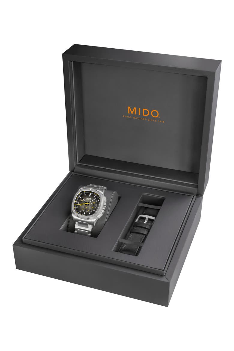 Multifort TV Big Date Automatic Watch, 41.2mm x 42mm, Alternate, color, GREY