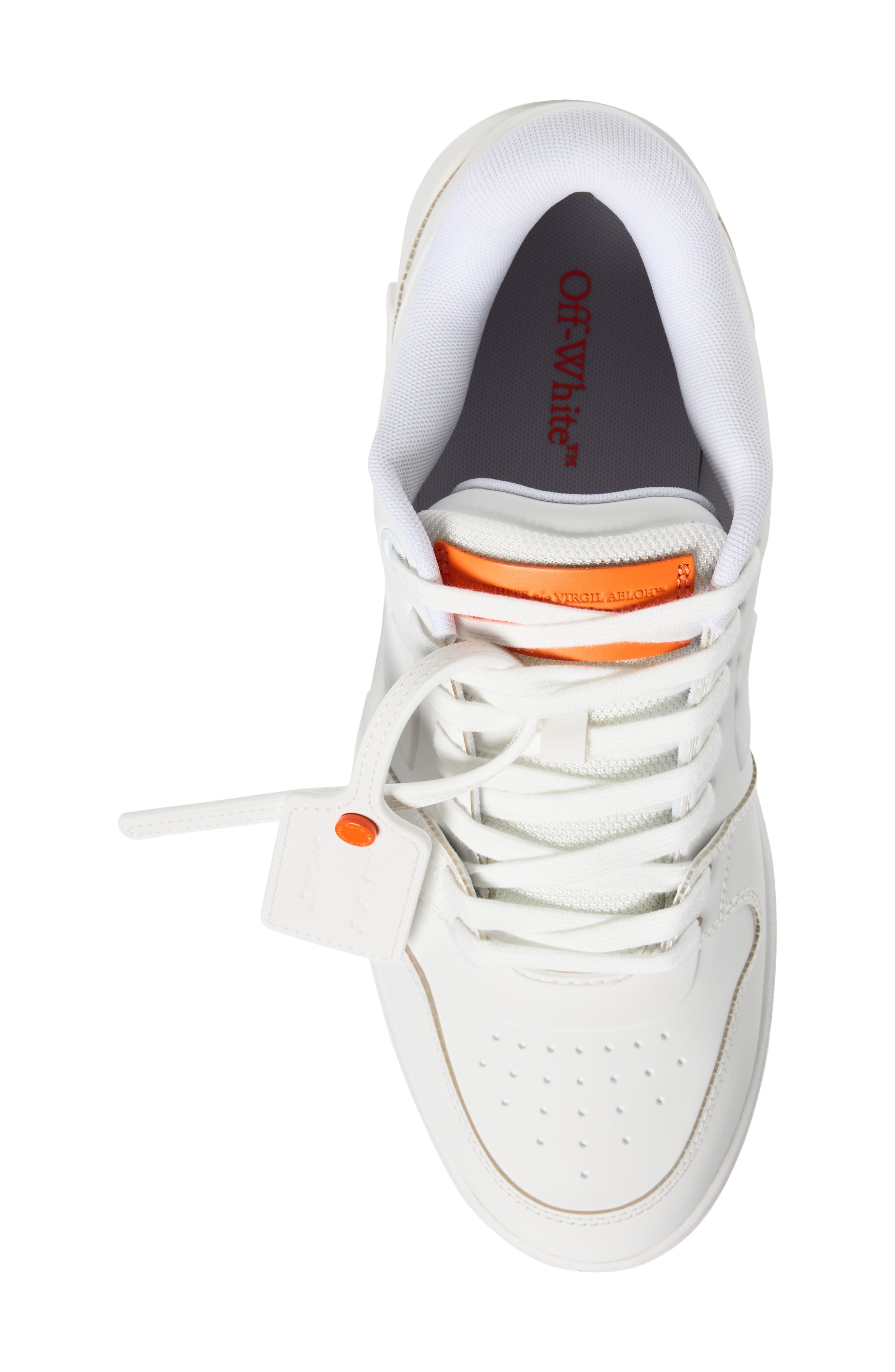 Out of Office Molded Sneaker, Alternate, color, WHITEWHITE / ORANGE