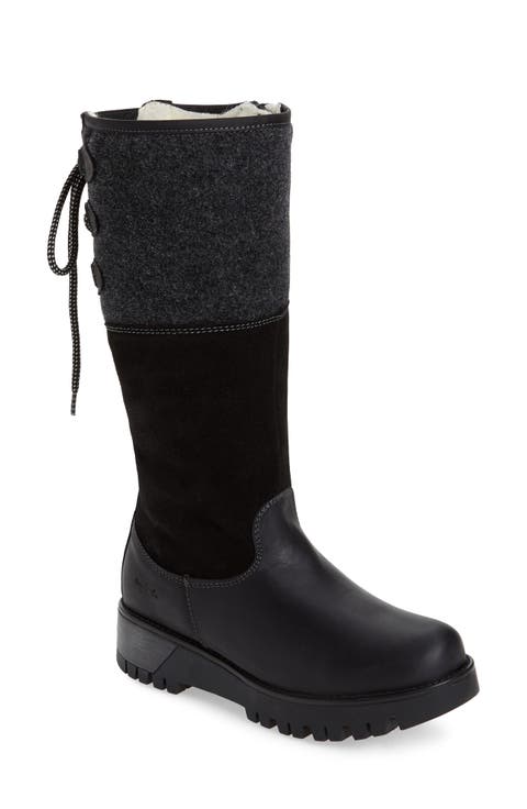 Goose Primaloft® Waterproof Boiled Wool Mid Calf Boot (Women)