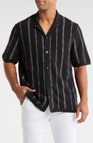 Tommy Bahama Santa Cruz Stripe Camp Shirt
