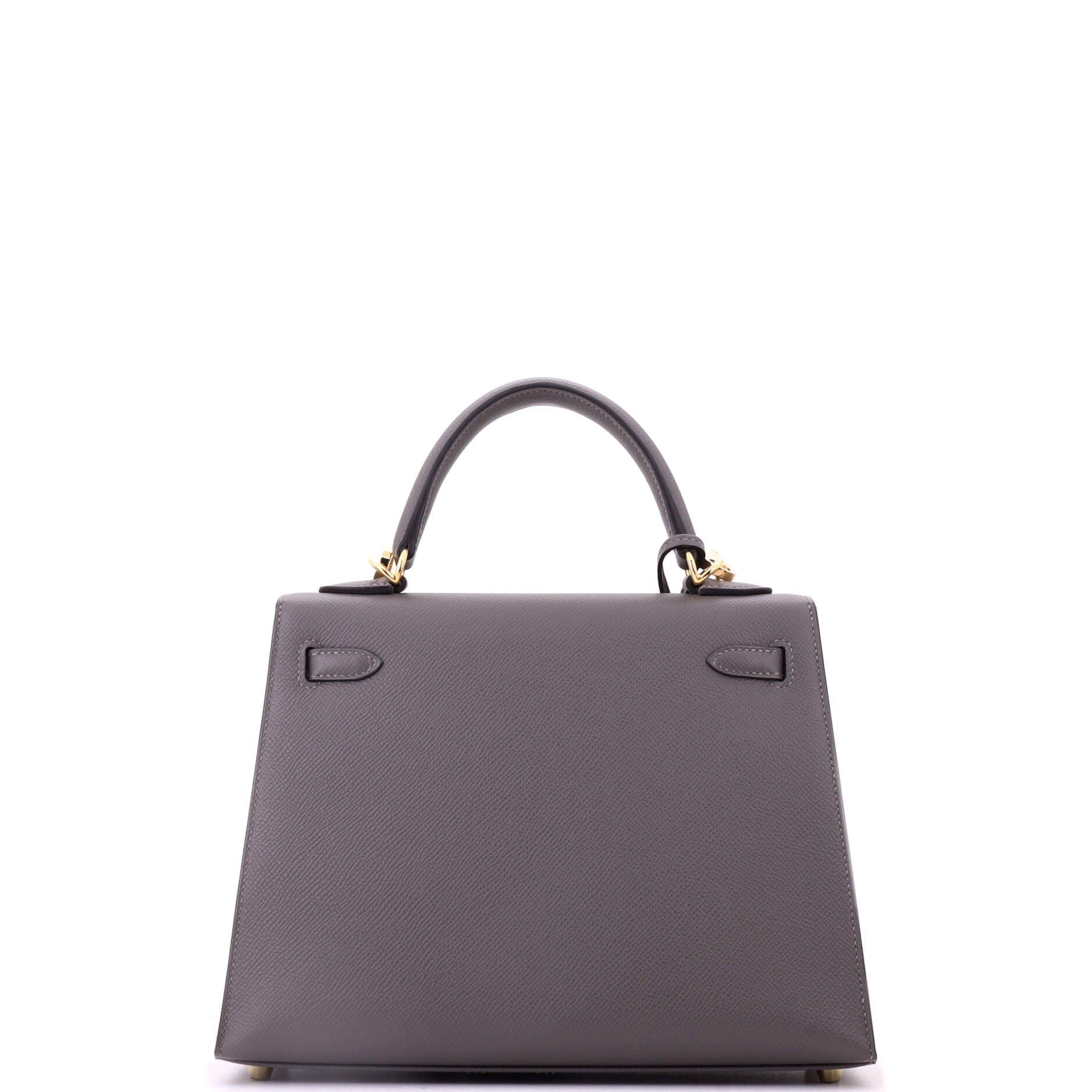 Kelly Handbag Grey Epsom with Gold Hardware 25, Alternate, color, Gris Meyer