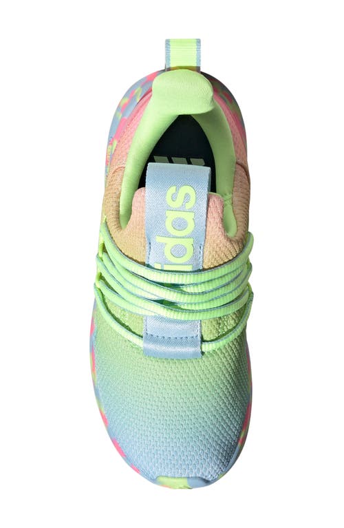 Adidas Originals Adidas Kids' Lite Racer Adapt 7.0 Slip-on Sneaker In Clear Sky/yellow/beam Pink