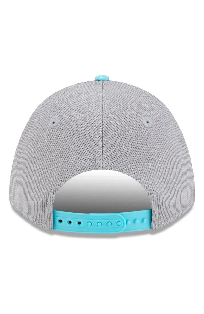 New Era Men's New Era Gray/Teal Arizona Diamondbacks 2025 Batting Practice 9FORTY M-Crown Adjustable Hat, Alternate, color,