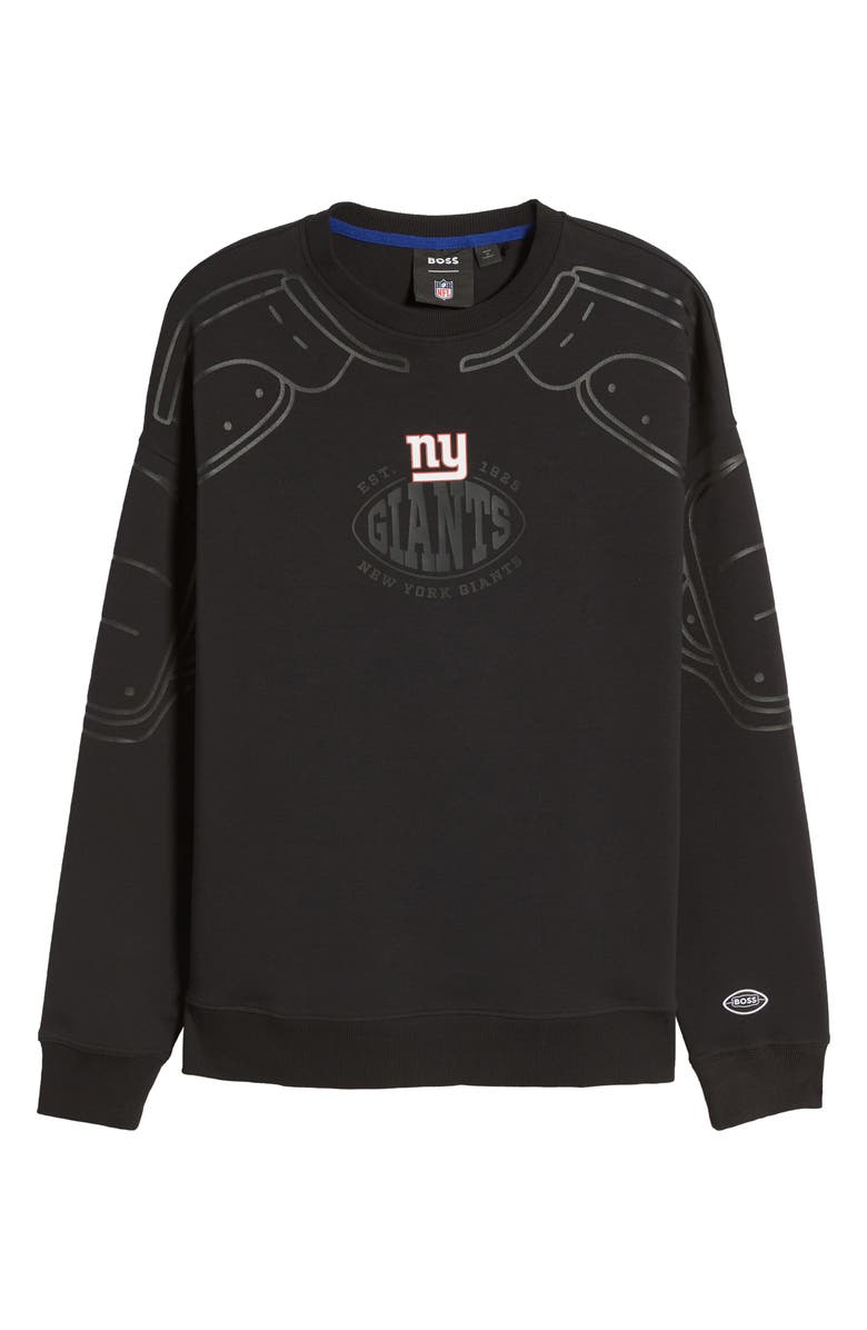 BOSS x NFL Blitz Crewneck Sweatshirt, Alternate, color, New York Giants Black