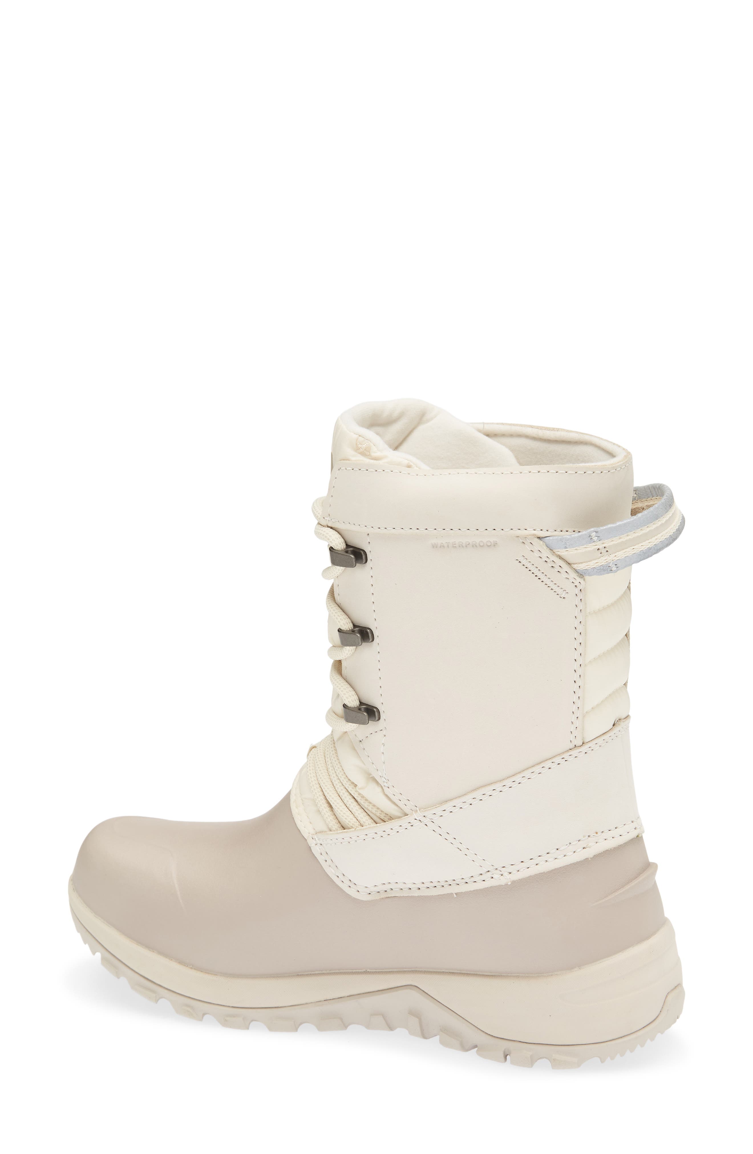 Yukiona Waterproof Insulated Mid Boot, Alternate, color, WHITE DUNE/ SILVER GREY