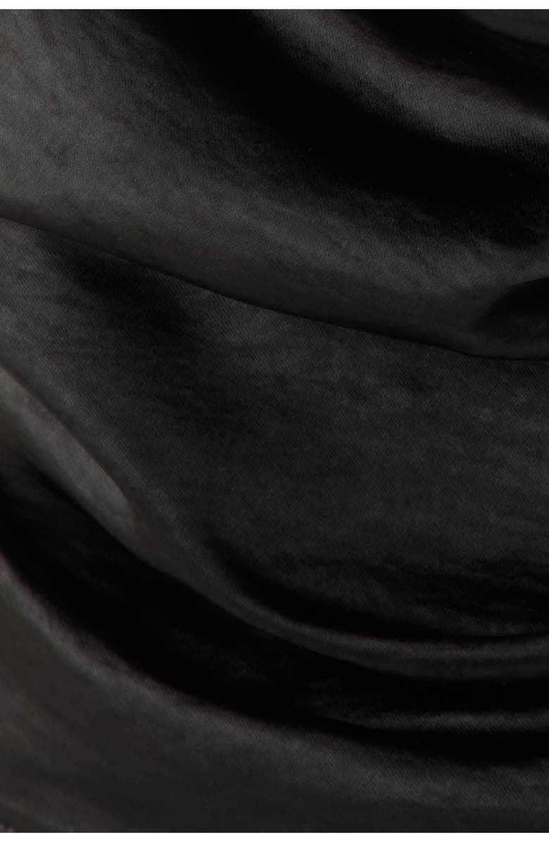 NASTY GAL Plunge Cowl Neck Satin Halter Top, Alternate, color, 