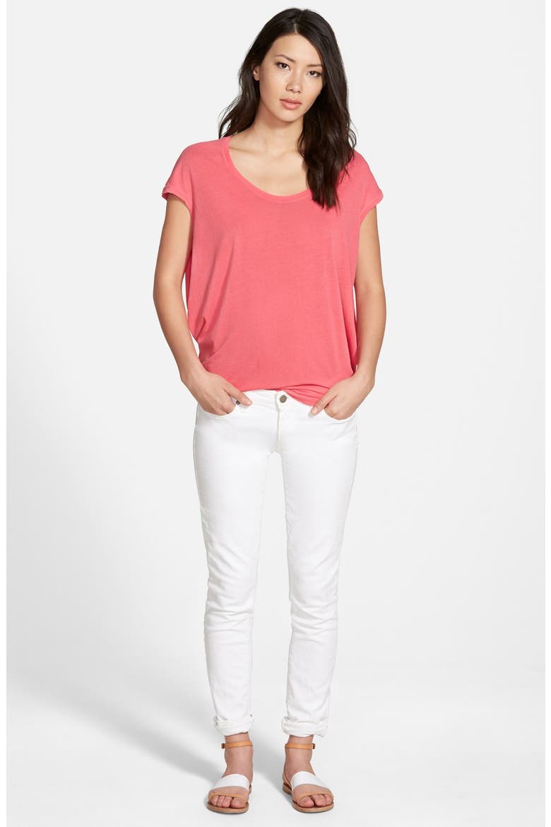 'Skyline' Skinny Jeans, Alternate, color, OPTIC WHITE