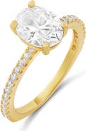 SHYMI Oval Cut Cubic Zirconia Cocktail Ring