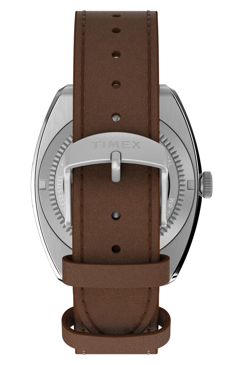 Expedition Pioneer Automatic Leather Strap Watch, Alternate, color, BROWN