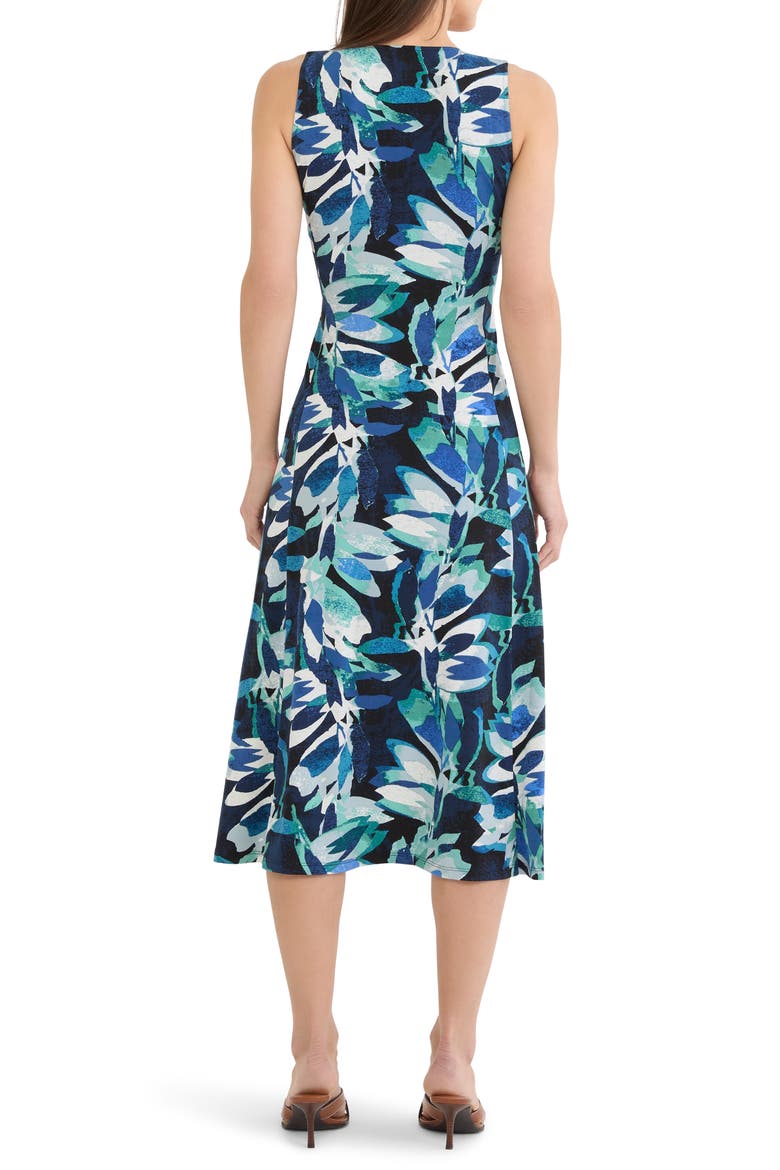 Giverny Knit Blanche Midi Dress, Alternate, color, GREEN MULTI